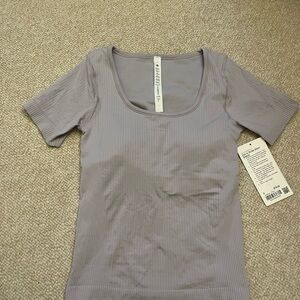 Lululemon ebb to street short sleeve top